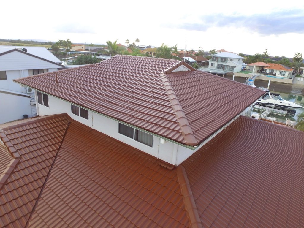 Roof restoration in Logan